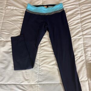 Lucy Powermax Yoga Leggings Women’s Medium Navy Blue Hatha  Workout Pants